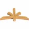 Ekena Millwork Davenport Rough Sawn Timber Gable Bracket, Western Red Cedar, 48"W x 28"H x 4"D x 4"F, 14/12 Pitch GBW048X28X0404DAV00RWR - alternate 5